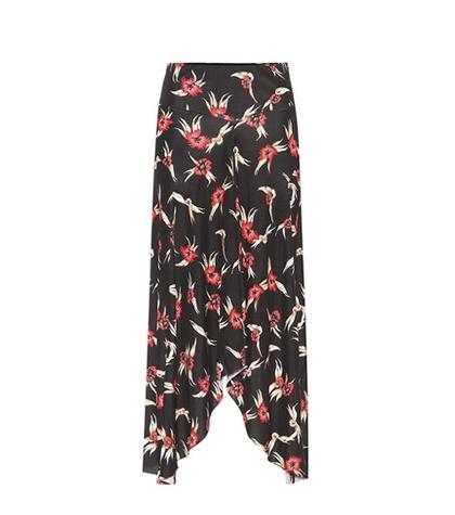 Isabel Marant Dracen Floral-printed Skirt