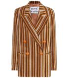 Fendi Striped Wool-blend Jacket