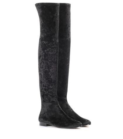 Isabel Marant, Toile Myren Flat Velvet Over-the-knee Boots