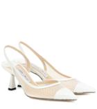 Roksanda Fetto 65 Leather-trimmed Pumps