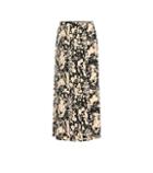 Alexander Mcqueen Lawrence Printed Silk Midi Skirt