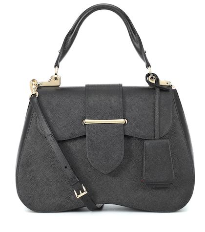 Prada Sidonie Large Leather Shoulder Bag