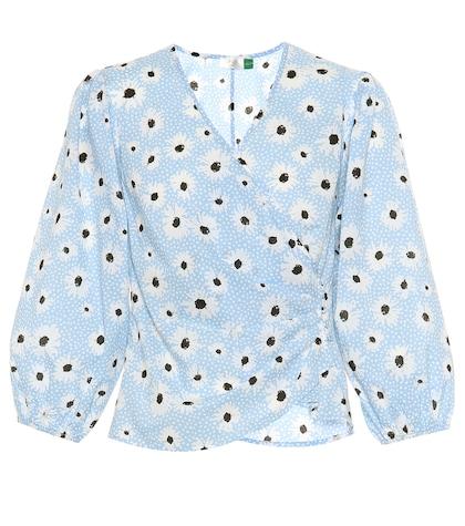 Rixo Shannon Floral Cotton Top