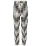 Balenciaga High-waisted Checked Pants