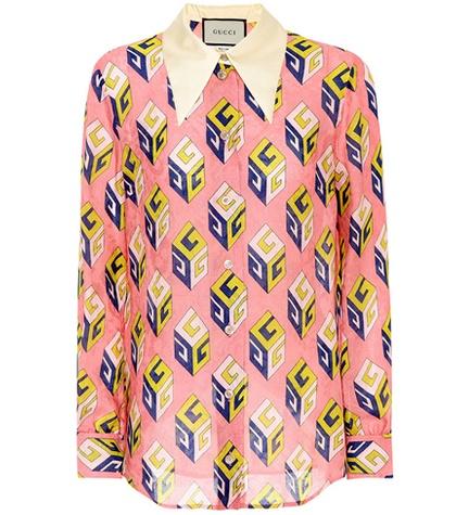 Gucci Printed Jacquard Shirt
