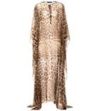 Prada Leopard-printed Silk Dress