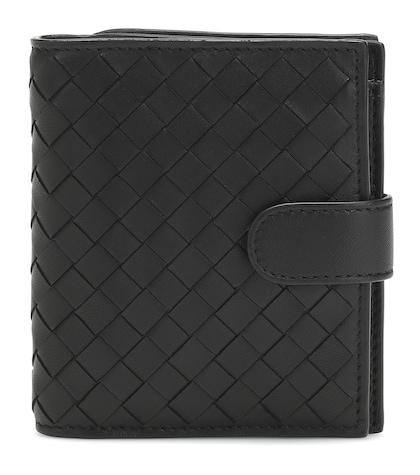 Gianvito Rossi Intrecciato Mini Leather Wallet