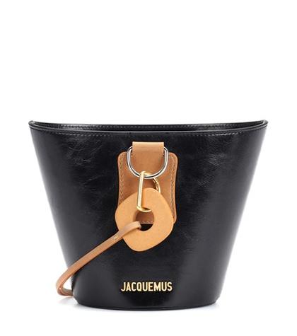 Jacquemus Le Sac Praia Leather Bucket Bag