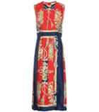 Gucci Printed Silk Midi Dress