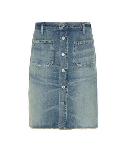 Jimmy Choo Greenpoint Denim Skirt