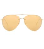 Saint Laurent Gold-plated Aviator Sunglasses