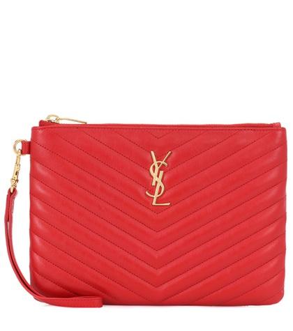 Christian Louboutin Monogram Leather Pouch
