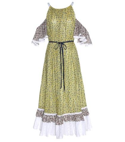 Three Graces London Printed Cotton Dress