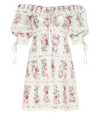 Zimmermann Honour Floral Cotton Minidress