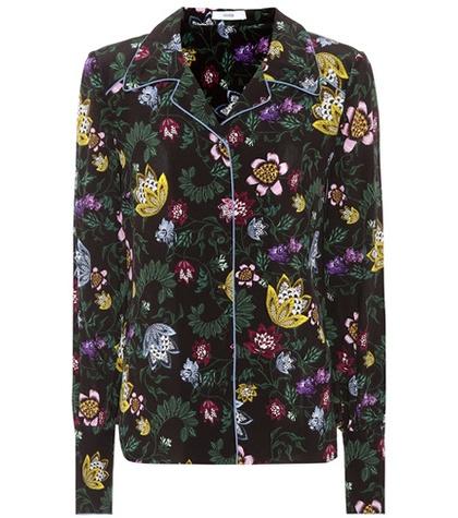 Gianvito Rossi Fae Silk Pyjama Shirt