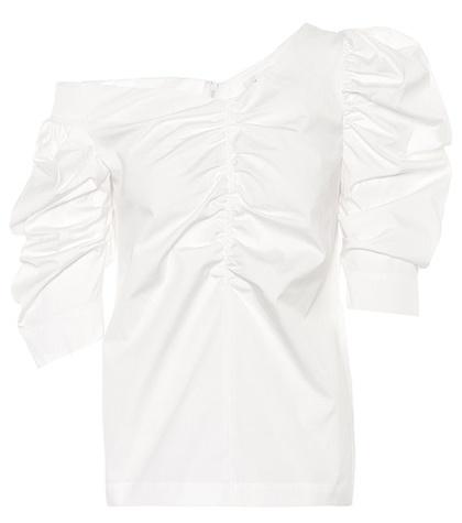 Isa Arfen One-shoulder Cotton Top