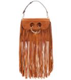 Jw Anderson Pierce Medium Tasselled Suede Shoulder Bag