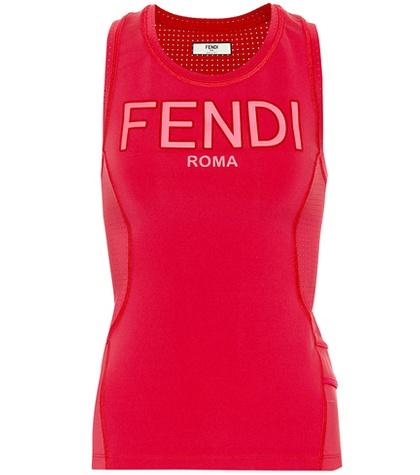 S Max Mara Racerback Technical Fabric Tank Top