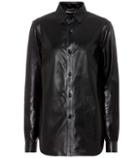 Saint Laurent Leather Shirt