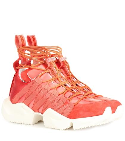 Maryam Nassir Zadeh Suede-trimmed Sneakers