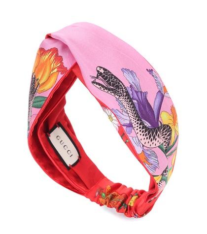 Fendi Printed Silk Headband
