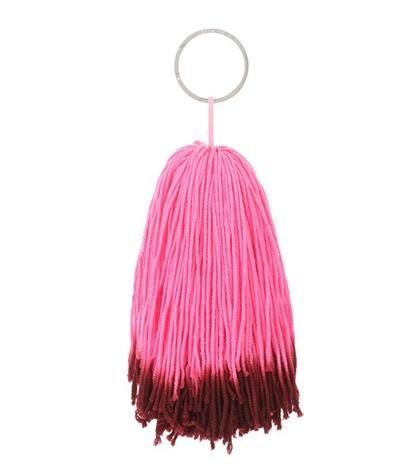 Saint Laurent Wool Pompom Bag Charm