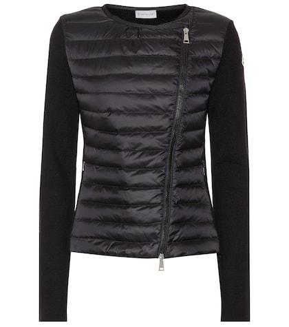 Moncler Asym Wool Down Jacket