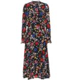 Erdem Cordelia Floral Silk Midi Dress