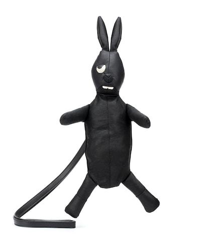 Stella Mccartney Monster Rabbit Leather Clutch