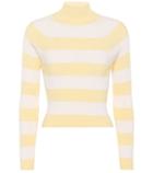 Zimmermann Whitewave Striped Ribbed Top