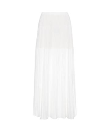 Loro Piana Isola Bella Linen And Silk Skirt