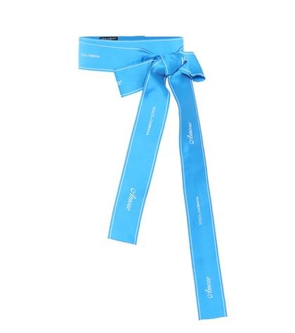 Dolce & Gabbana Satin Waist Belt