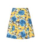 Marc By Marc Jacobs Jerrie Rose Printed Cotton Skirt