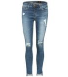 Yeezy Middi Ankle Distressed Jeans