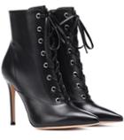 Gianvito Rossi Neville Leather Ankle Boots