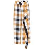 Monse Plaid Crêpe Pants