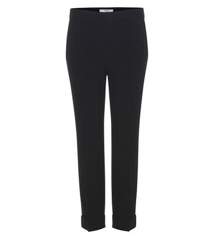 Prada Crêpe Cropped Trousers