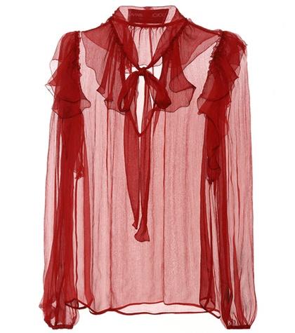 Dolce & Gabbana Silk Chiffon Blouse