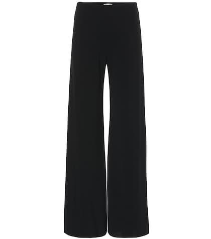 The Row Gala Wide-leg Crêpe Pants