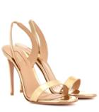 Aquazzura So Nude 105 Patent Leather Sandals