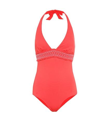 J Brand Sofia Smocked Swimsuit