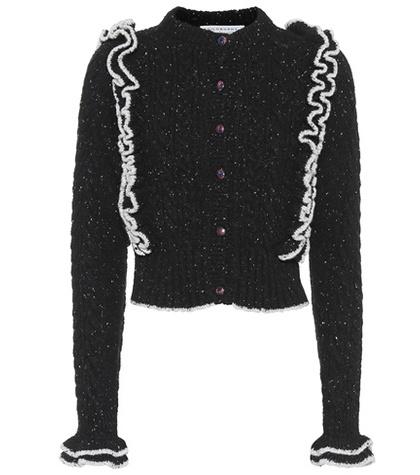 Philosophy Di Lorenzo Serafini Cropped Wool-blend Cardigan