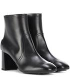Versace Leather Ankle Boots