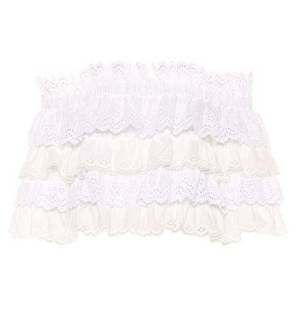 Dolce & Gabbana Off-the-shoulder Cotton And Silk Top