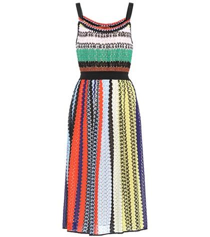Prada Sleeveless Striped Dress