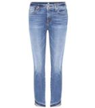 7 For All Mankind Roxanne Cropped Mid-rise Jeans