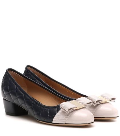 Max Mara Vara Bow Leather Pumps