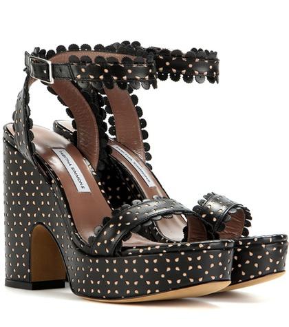 Victoria Victoria Beckham Harlow Perforated Leather Sandals