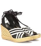 Marc Jacobs Dani Metallic Wedge Espadrille Sandals