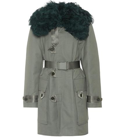 Acne Studios Cornel Shearling-trimmed Cotton Parka